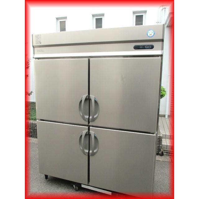 冷凍冷蔵庫 業務用 中古 縦型 4面 2室冷凍 フクシマ ARN-152PMD 200V 