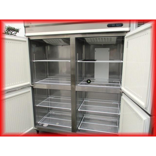 冷凍冷蔵庫 業務用 中古 縦型 4面 2室冷凍 フクシマ ARN-152PMD 200V 