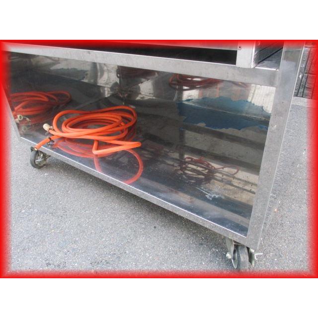 鉄板焼き機 業務用 グリドル グリラー LPガス 台付 中古 屋台 出店