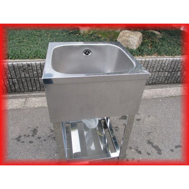 シンク 業務用1槽シンク 流し台 中古 ステンレス 450×450mm シンク 業務用1槽シンク 流し台 中古 ステンレス 450×450mm