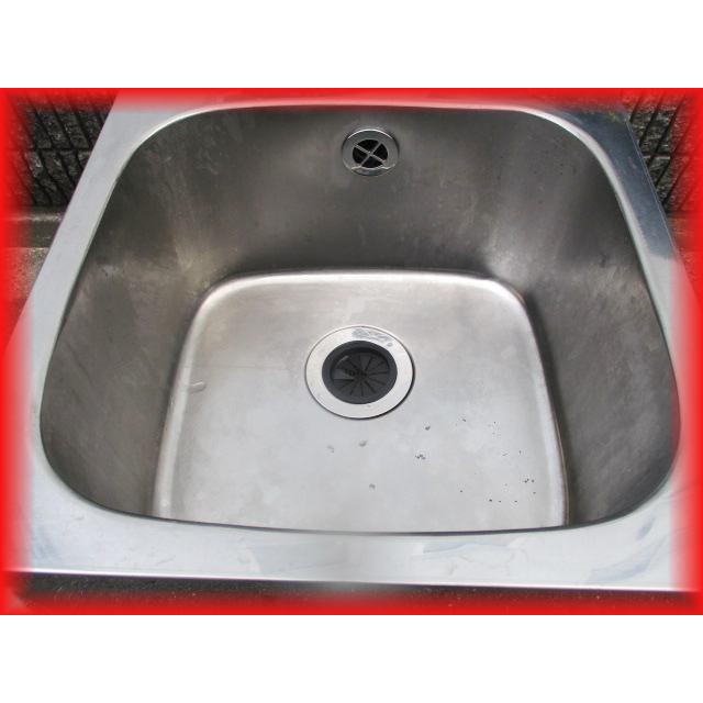 シンク 業務用1槽シンク 流し台 中古 ステンレス 450×450mm シンク 業務用1槽シンク 流し台 中古 ステンレス 450×450mm