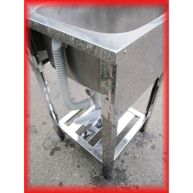 シンク 業務用1槽シンク 流し台 中古 ステンレス 450×450mm シンク 業務用1槽シンク 流し台 中古 ステンレス 450×450mm
