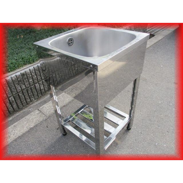 シンク 業務用1槽シンク 流し台 中古 ステンレス 450×450mm シンク 業務用1槽シンク 流し台 中古 ステンレス 450×450mm