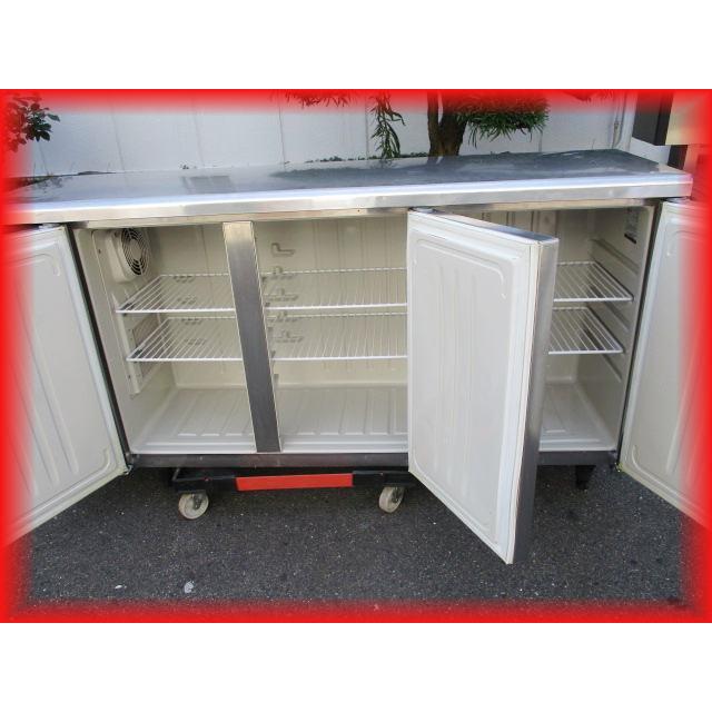 ホシザキ 業務用 台下冷蔵庫 コールドテーブル 3面扉 240L 2009年 100V RT-150PTE 清掃済 USED です 業務用 コールドテーブル(テーブル型冷凍冷蔵庫)｜業務用の厨房機器