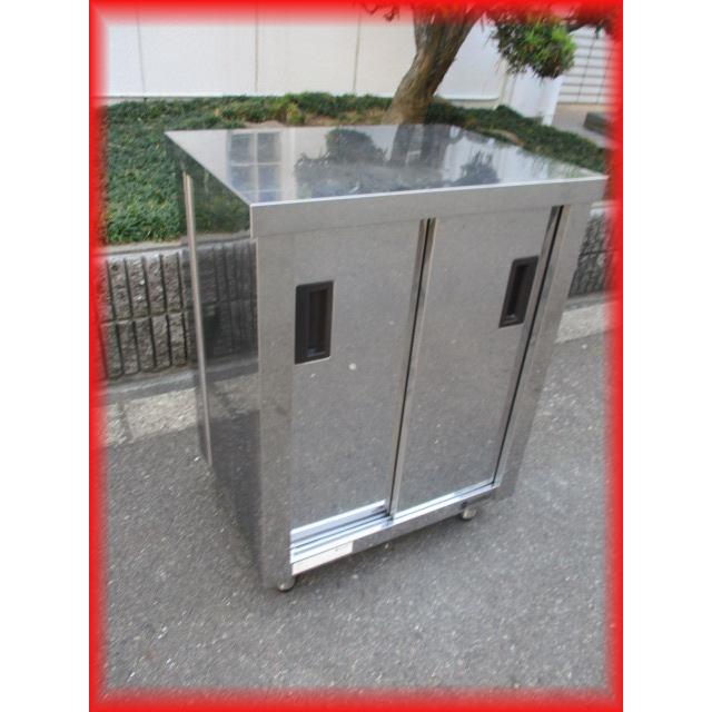 調理台 作業台 盛付台 キャビネット 業務用 ステンレス 600×450×800mm 