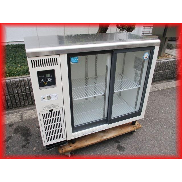 送料無料 冷蔵ショーケース 業務用 中古 TGU-30RE ガラススライド扉 