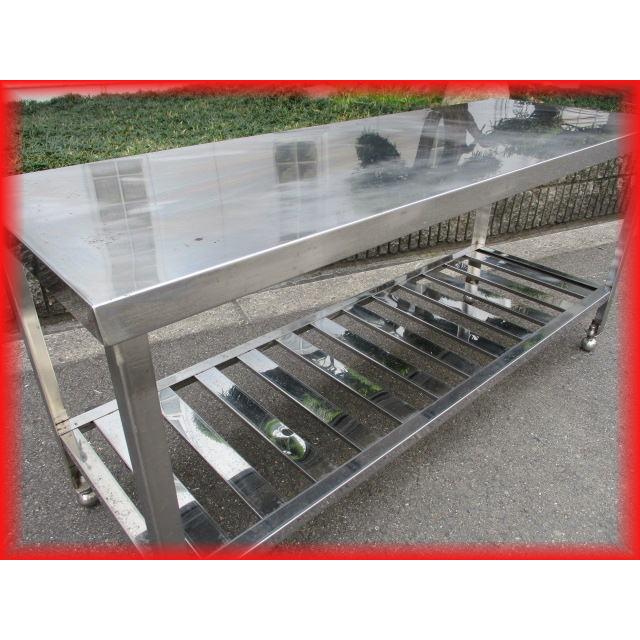 作業台 業務用 中古 ガス作業台 ステンレス 1300×450×600mm 厨房用品 