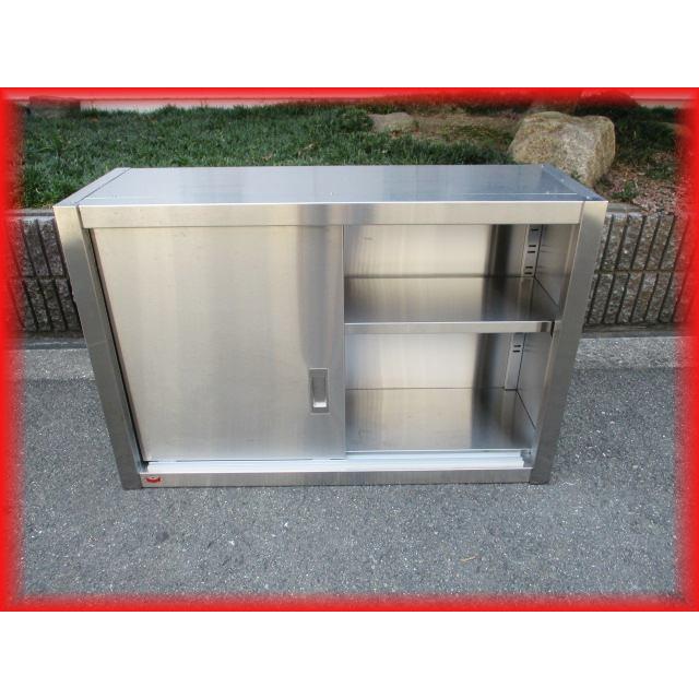 吊戸棚 中古 業務用 扉付き ステンレス 900×300×600mm 厨房 収納