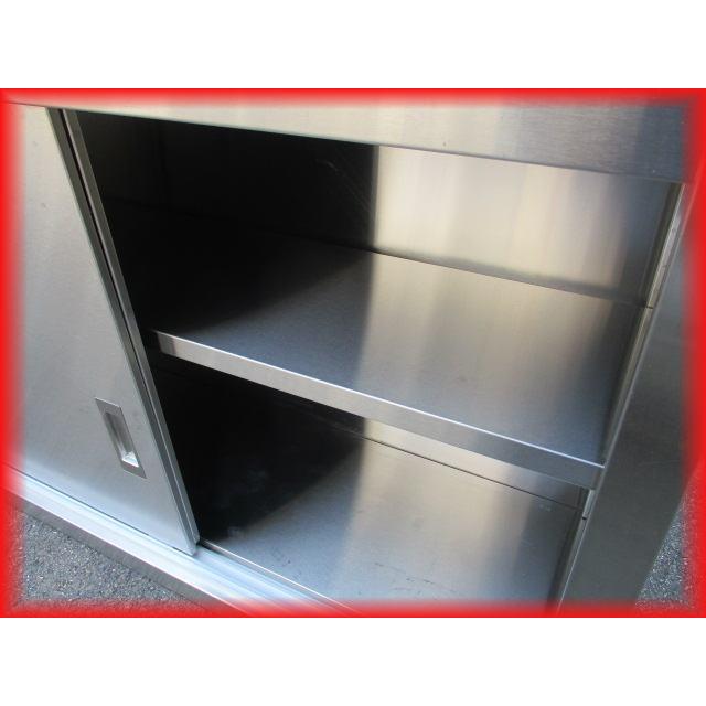 吊戸棚 中古 業務用 扉付き ステンレス 900×300×600mm 厨房 収納