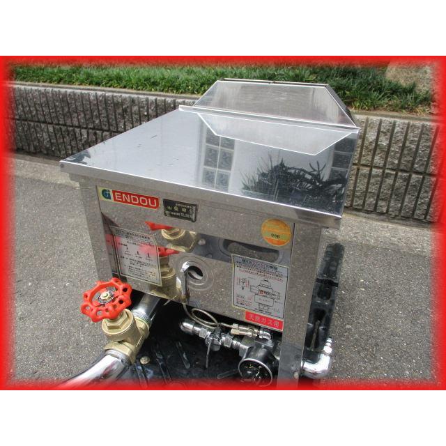 フライヤー 業務用 8L 1槽 卓上型 中古 エンドウ TPF-M 都市ガス 