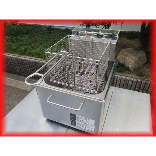 電気フライヤー エイシン 7L 100V 美品 揚げ物 1槽卓上タイプ TBEF-7 