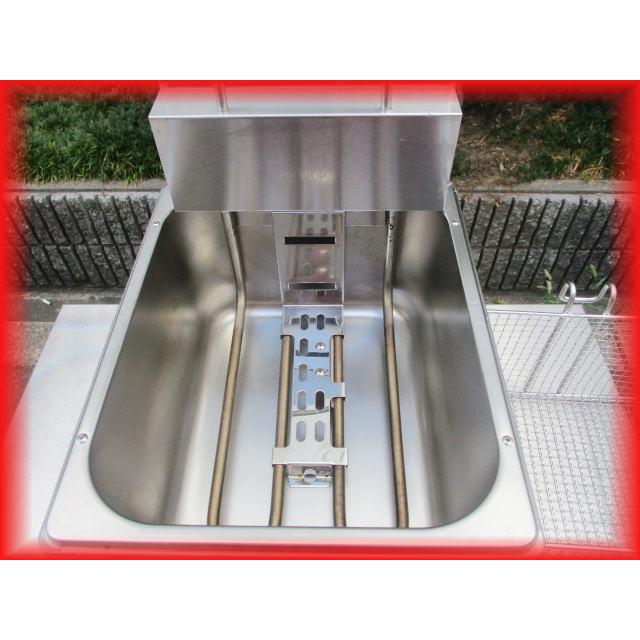 電気フライヤー エイシン 7L 100V 美品 揚げ物 1槽卓上タイプ TBEF-7 