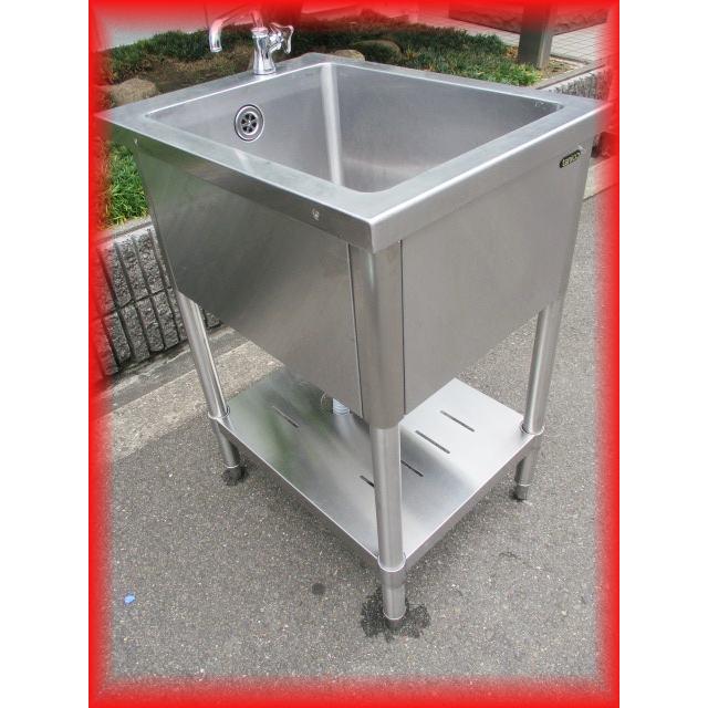 ⭐︎中古品 ゴミ入れ付き1槽シンク 1100×600×865mm 厨房用品