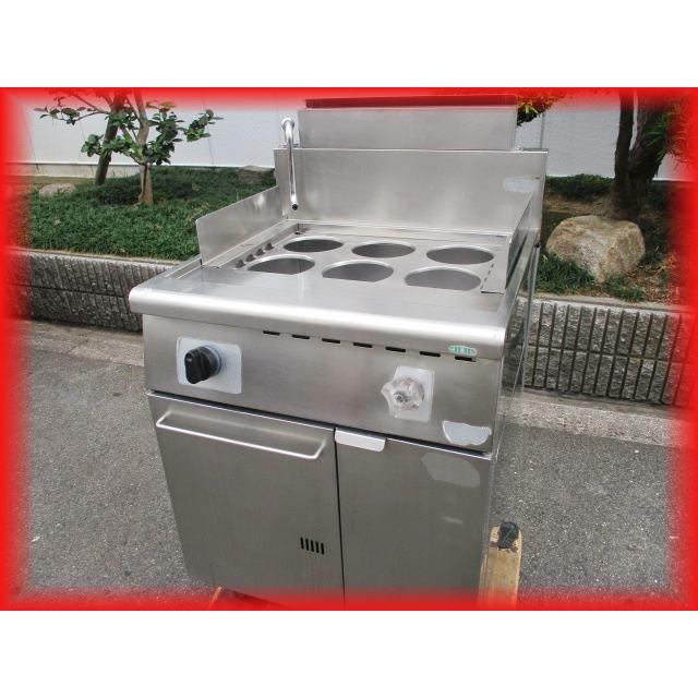【動作確認済】タニコー ゆで麺機 TU-60N 都市ガス 業務用 ラーメンなど ゆで麺器 業務用 6テボ タニコー TU-60N 都市ガス 600×600mm 角槽