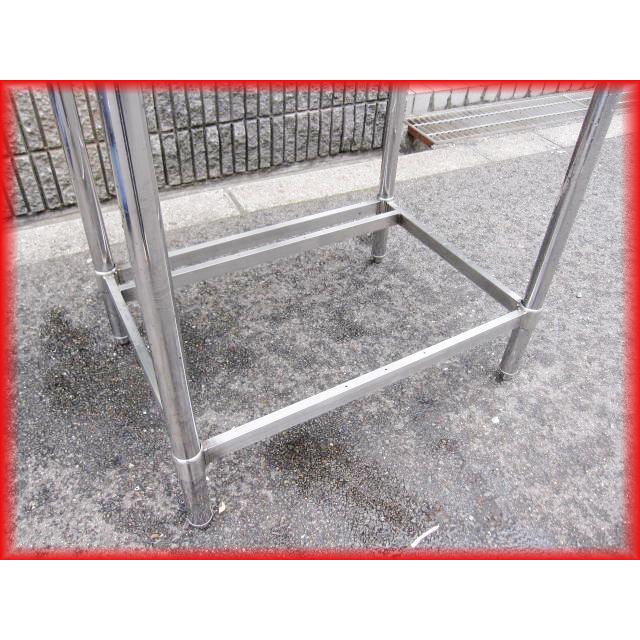 作業台 業務用 中古 ステンレス 950×600mm 油ガード付き 別注品 高級 