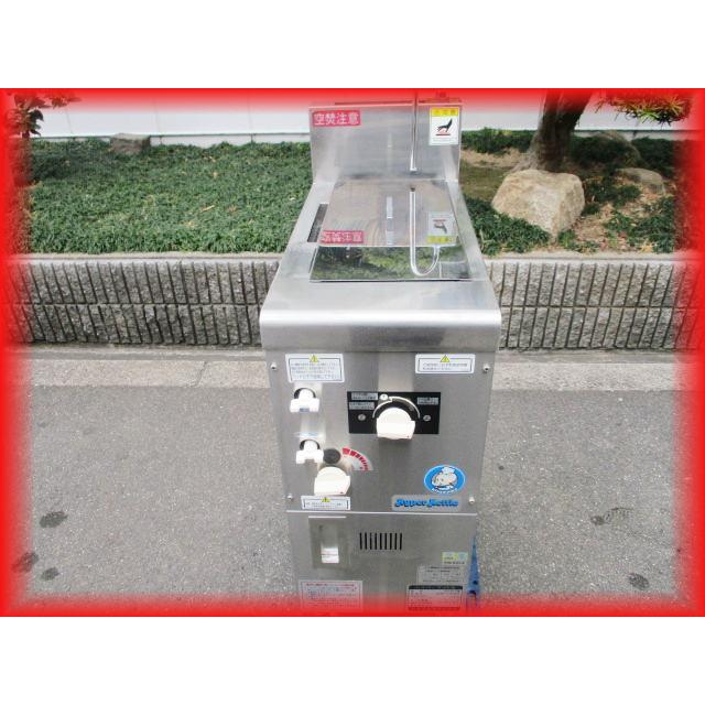 ゆで麺機 業務用 3テボ めんゆで器 プロパンガス（LPガス）ハイパー 