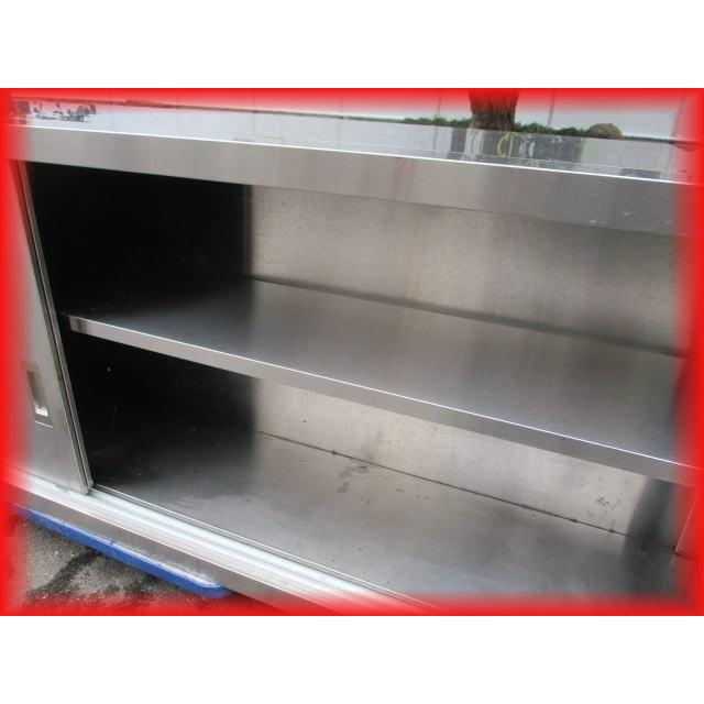 吊り戸棚 業務用 ステンレス 中古 扉付き 吊り棚 特大 1800×300×600mm