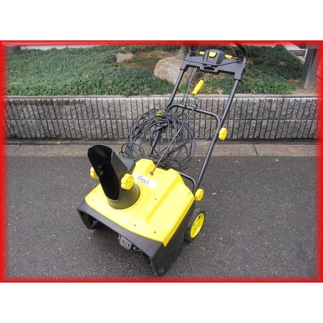 電動除雪機 家庭用 延長コード付き 簡単操作 小型 軽量 女性高齢者でも