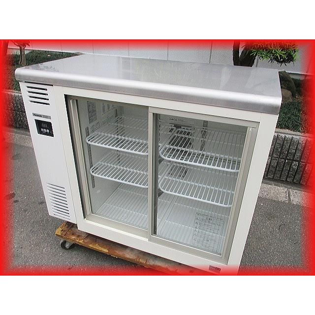 冷蔵ショーケース 業務用 中古美品 ガラススライド扉 2024年製 151L 