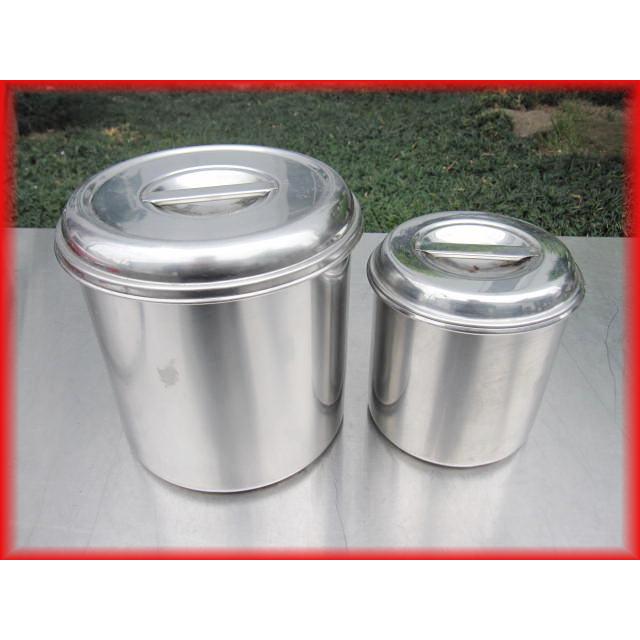 キッチンポット 丸型 業務用 ステンレス サイズ 16cmと12cm 2個