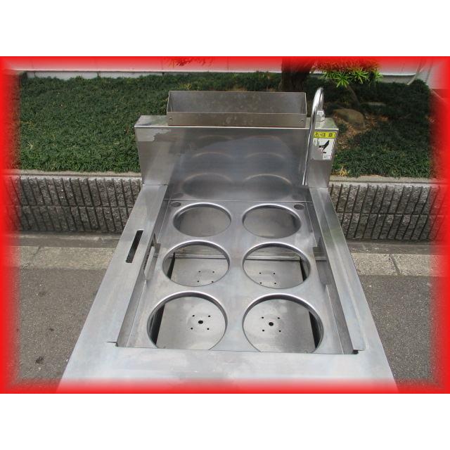 ゆで麺器 業務用 6テボ ハイパーケトル 450×650mm 都市ガス 2019年製