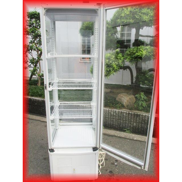 冷蔵ショーケース 中古 4面ガラス スイング扉 540×570×1850mm 260L