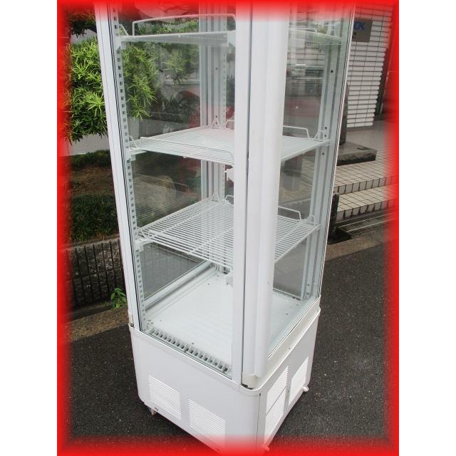 冷蔵ショーケース 中古 4面ガラス スイング扉 540×570×1850mm 260L