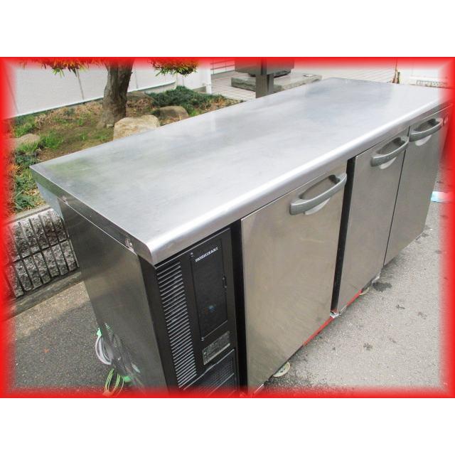 【中古】大阪引取歓迎　ホシザキ業務用テーブル形冷凍庫　FT-63PTE　100V　73L冷凍のみ　動作確認済　　幅63×高さ80×奥行45cm【KTI1F025】 冷凍冷蔵庫 業務用 中古 台下 テーブル形3ドア 1室冷凍 ホシザキ RFT