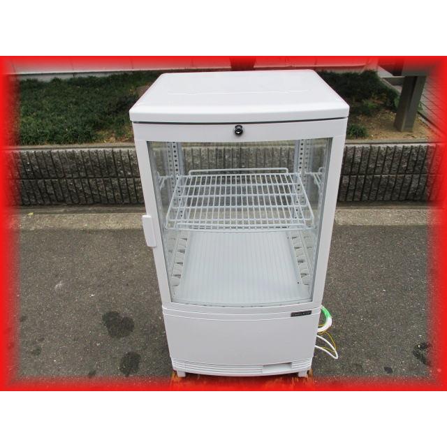 冷蔵ショーケース 中古 4面ガラス LED照明 スイング扉 卓上型 RCS 