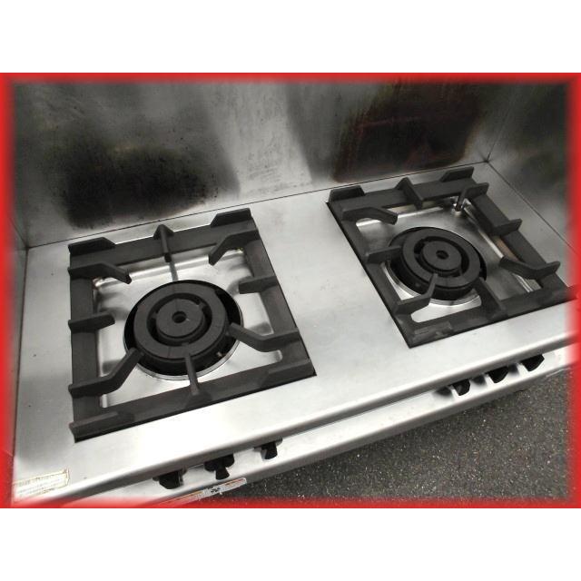 ガスコンロ 中古 2口 ガスローレンジ スープレンジ タニコー TGL-1220 