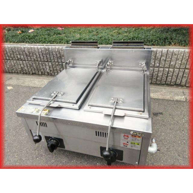 餃子グリラー 中古 業務用 2連 ガス 餃子焼器 タニコー N-TCZ-6060GW 