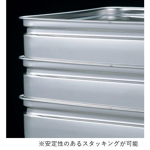 赤川器物製作所　AG　18-8　番重バット　手付　特大　H90【品番:22007-1】_4