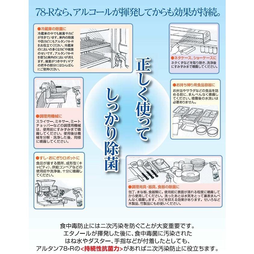 アルタン 78-R 500mlスプレー付 : 厨房・Byonho - 通販 - Yahoo