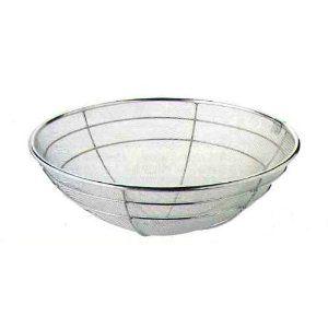 本間冬治工業(株) 弁慶 18-8 半月揚げざる 51cm 【品番:HF-67】
