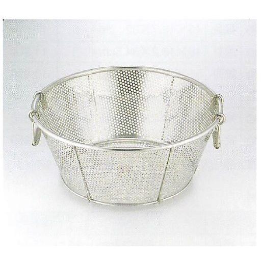 弁慶　18-8ステンレス　パンチング浅型ざる　４５ｃｍ　品番：ＨＦ-ＰＡ-４５