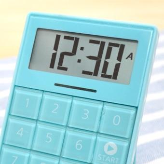 ドリテック 時計付キュービックタイマー T-549WT ホワイト（99分59秒計