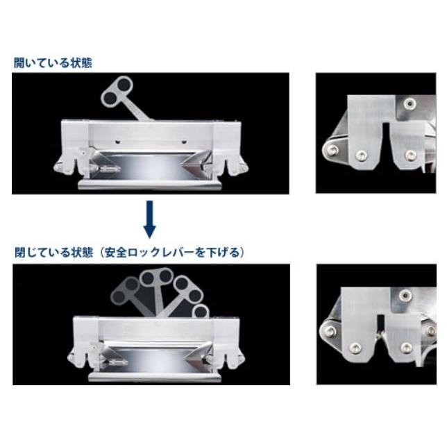 株)新考社 安全ロック機構付 一斗缶ハンガー「RAKU-RA CARRY」 : 厨房