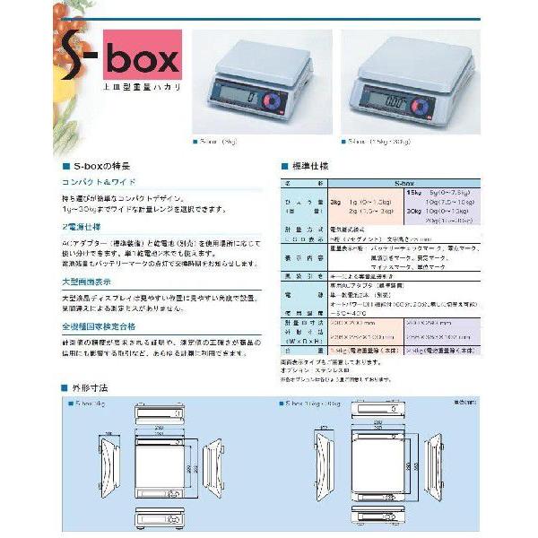 【メーカー直送★代引不可】イシダ　上皿型　重量はかり　Ｓ-ｂｏｘ　１５kg｜tyubou-byonho｜03