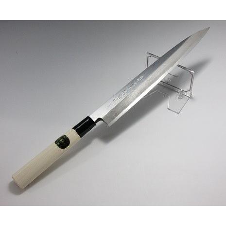 泉源兼光作　特製白三鋼　霧研　正夫（刺身包丁）　３３０mm 泉源兼光作 特製白三鋼 霧研 正夫（刺身包丁） 300mm : 厨房