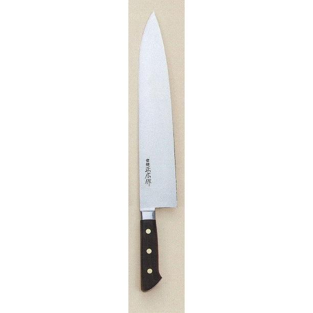 正広　日本鋼口金シリーズ　牛刀　330mm　【品番：13015】