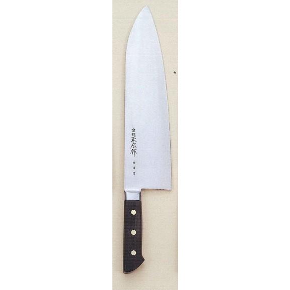 正広 日本鋼口金続きもの 巾広封鎖 300粍 【品番：13047】 包丁、ナイフ-その他包丁、ナイフ-調理器具