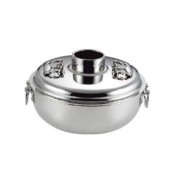 有）野崎製作所 NS 18-8 しゃぶしゃぶ鍋【ガス用】 27cm No