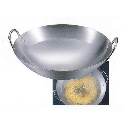 クローバー印（大屋金属元素）18-8 中華鍋 60珊 鍋、グリル-調理器具-中華鍋