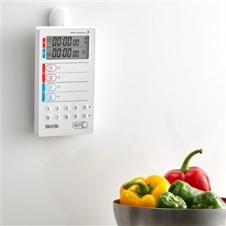 TANITA（タニタ） 業務用デジタルタイマー TD-428-WH 防水保護等級IPX5