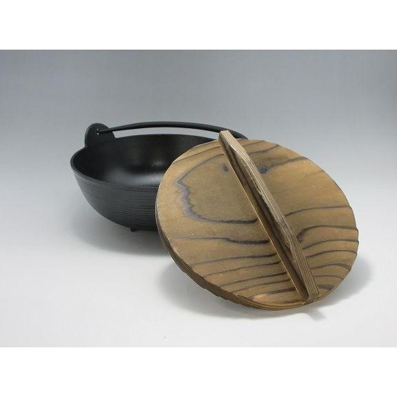 株)砺波商店 やまと鍋（アルミ製）18cm 木蓋付 日本製 （田舎鍋