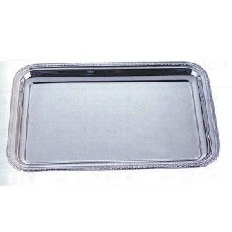 ＵＫ　18-8　ロープ渕角盆（手無）　１６インチ