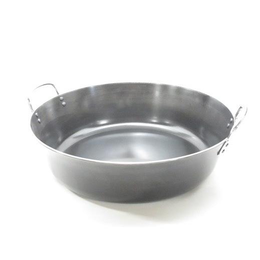 若林工業(有)　WK　鉄製　厚板揚鍋　39cm_2