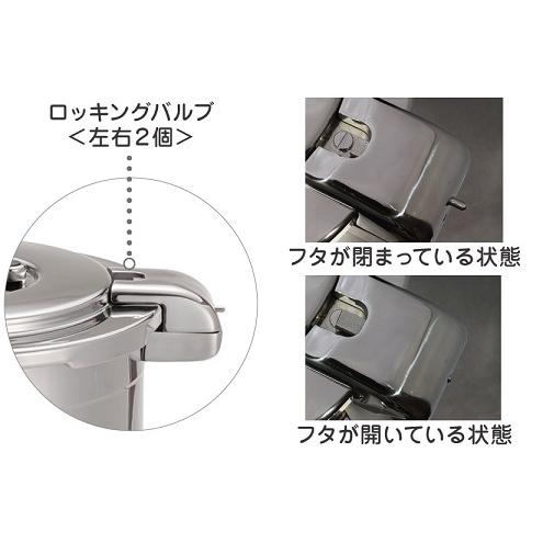 ワンダーシェフ プロビッグ4 両手圧力鍋 20L NPDD20 : 厨房・Byonho