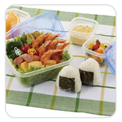 ジップロック コンテナー 正方形 1100ml（2個入） サイズ：156×156