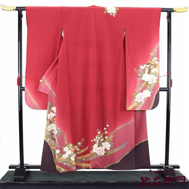 振袖 縮緬振袖 中古 販売 正絹 単品 成人式 結婚式 リサイクル 着物 